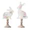 Glitzhome&#xAE; 12.5&#x22; Easter Wooden Bunny Table D&#xE9;cor Set